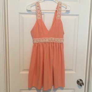 Altard state peach daisy dress size M